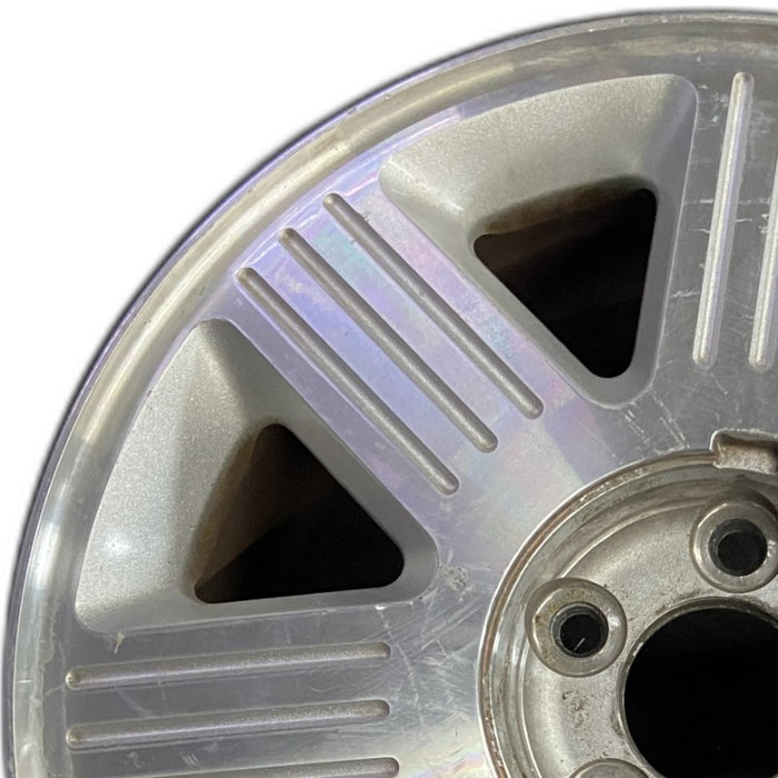 17" AVIATOR 03 17x7.5 aluminum 7 spoke machined Original OEM Wheel Rim - Angle View