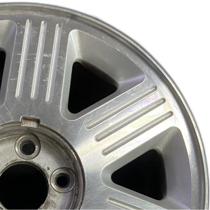 17" AVIATOR 03 17x7.5 aluminum 7 spoke machined Original OEM Wheel Rim - Side Profile