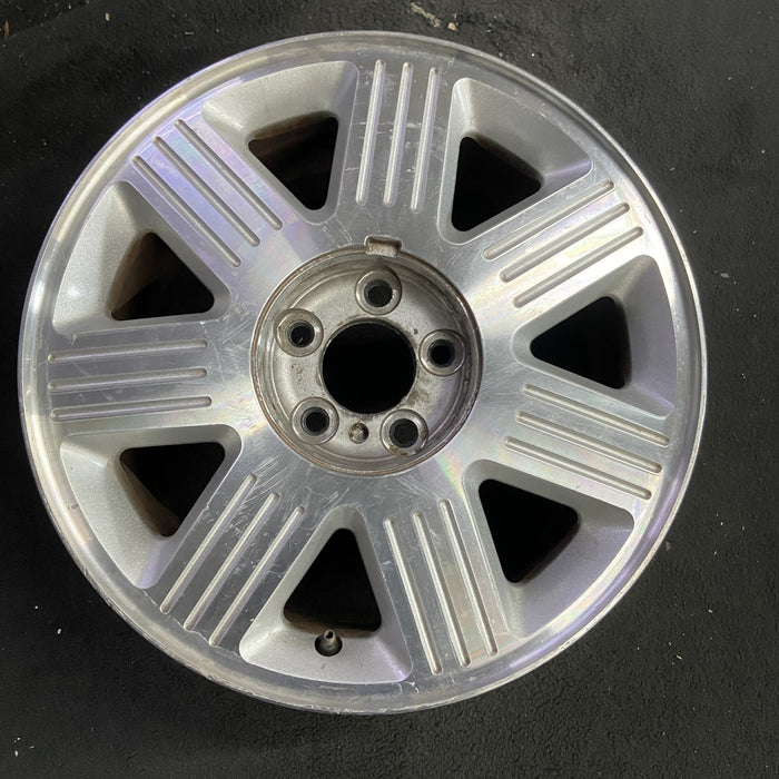 17" AVIATOR 03 , 7 spoke, machined Original OEM Wheel Rim - Angle View