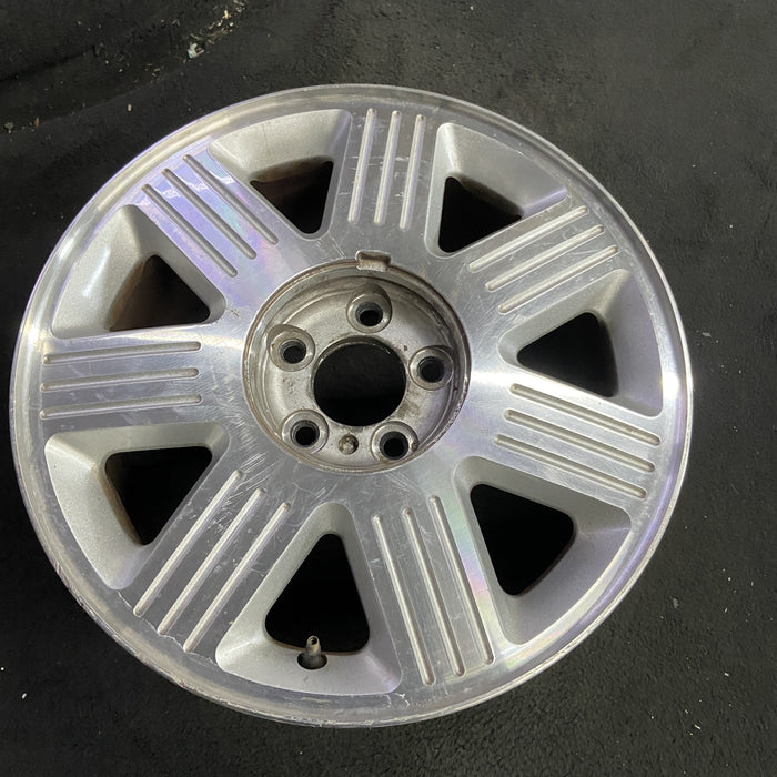 17" AVIATOR 03 , 7 spoke, machined Original OEM Wheel Rim - Side Profile