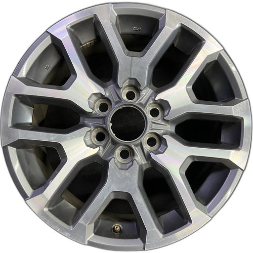 20" SEQUOIA 25 20x8 6 Y spoke silver Original OEM Wheel Rim - Front View