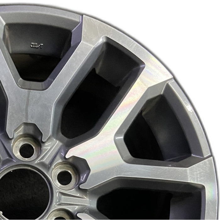 20" SEQUOIA 25 20x8 6 Y spoke silver Original OEM Wheel Rim - Side Profile