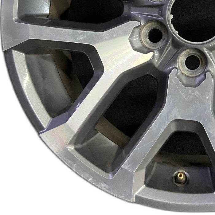 20" SEQUOIA 25 20x8 6 Y spoke silver Original OEM Wheel Rim - Back View