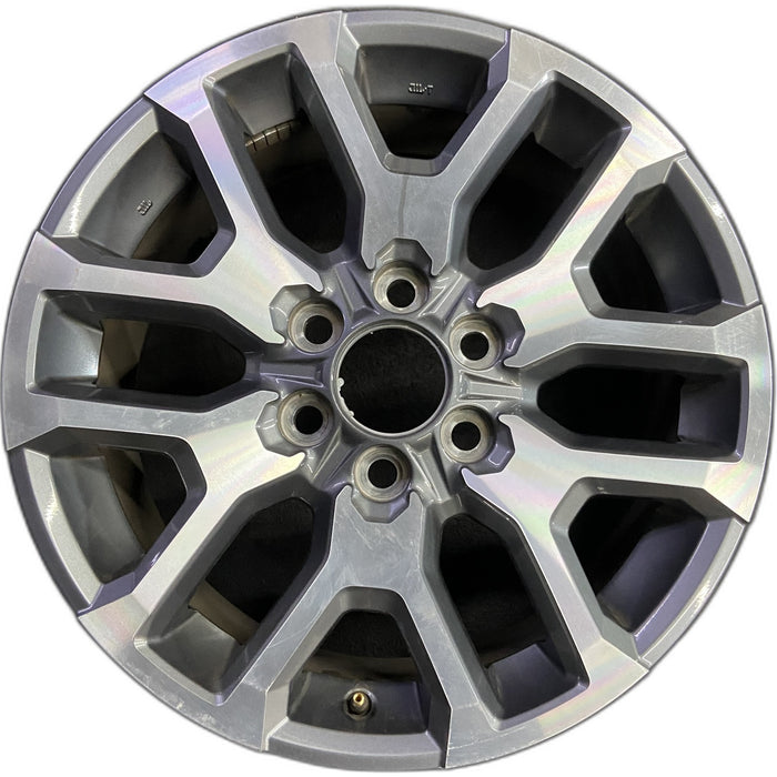 20" SEQUOIA 25 20x8, 6 Y spoke, silver Original OEM Wheel Rim - Front View