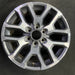 20" SEQUOIA 25 20x8, 6 Y spoke, silver Original OEM Wheel Rim - Angle View
