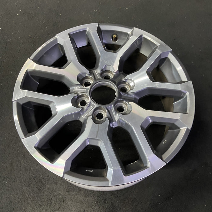 20" SEQUOIA 25 20x8, 6 Y spoke, silver Original OEM Wheel Rim - Close-Up Detail