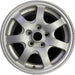 16" DIAMANTE 97-99 16x6, aluminum, 7 spoke, silver Original OEM Wheel Rim - Front View