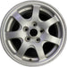 16" DIAMANTE 97-99 16x6 aluminum 7 spoke silver Original OEM Wheel Rim - Front View
