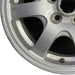 16" DIAMANTE 97-99 16x6 aluminum 7 spoke silver Original OEM Wheel Rim - Back View