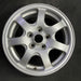 16" DIAMANTE 97-99 16x6, aluminum, 7 spoke, silver Original OEM Wheel Rim - Angle View