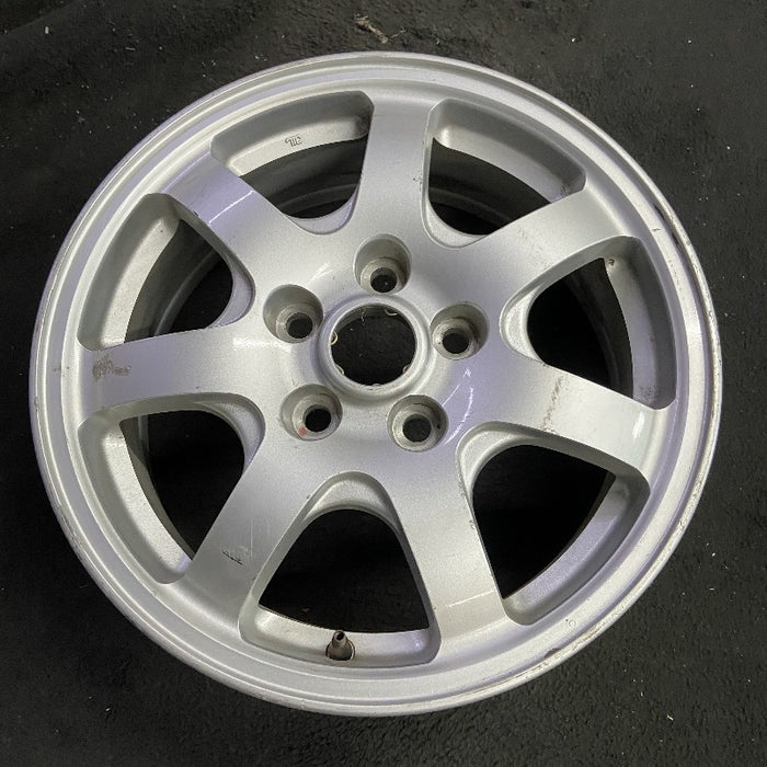 16" DIAMANTE 97-99 16x6 aluminum 7 spoke silver Original OEM Wheel Rim - View 7