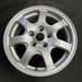 16" DIAMANTE 97-99 16x6, aluminum, 7 spoke, silver Original OEM Wheel Rim - Side Profile