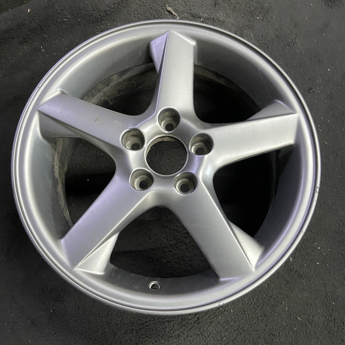 15" VOLVO 70 SERIES 00 15x6.5, Sdn, alloy, 5 spoke, twisted spokes Original OEM - Side Profile