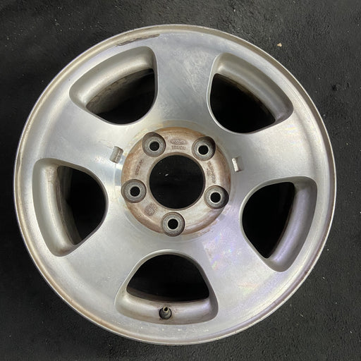 16" FORD F150 PICKUP 00 14mm lug , 16x7, aluminum, 5 straight spokes Original - Angle View