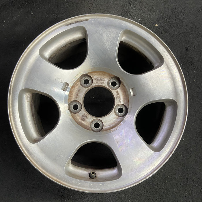16" FORD F150 PICKUP 00 14mm lug , 16x7, aluminum, 5 straight spokes Original - Angle View