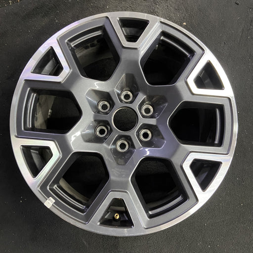 20" FORD F150 PICKUP 25 20x8.5, , single spoke, , silver Original OEM Wheel Rim - Angle View