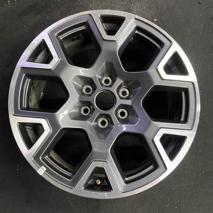 20" FORD F150 PICKUP 25 20x8.5, , single spoke, , silver Original OEM Wheel Rim - Angle View