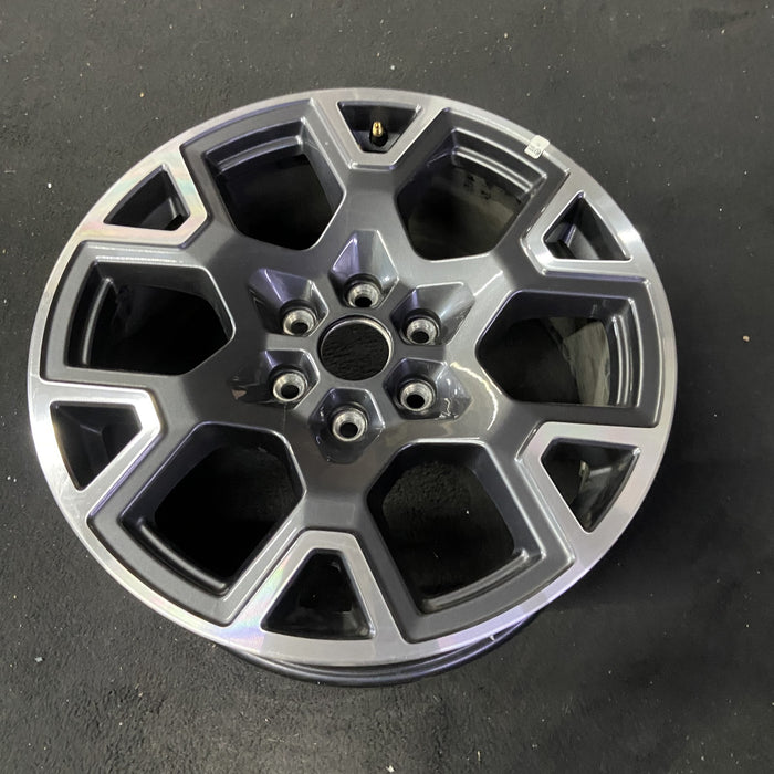 20" FORD F150 PICKUP 25 20x8.5, , single spoke, , silver Original OEM Wheel Rim - Close-Up Detail