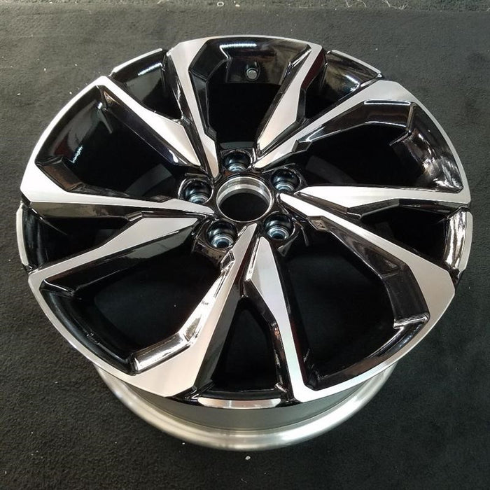 18" CIVIC 17-18 18x8 alloy w/o outer red accent; Coupe Si Original OEM Wheel Rim - Side Profile