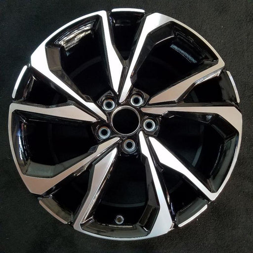 18" CIVIC 17-18 18x8 , w/o outer red accent; Coupe Original OEM Wheel Rim - Front View