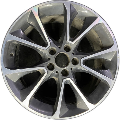 19" BMW X5 14-18 19x9 , 5 spoke, V spoke, narrow spoke Original OEM Wheel Rim - Front View