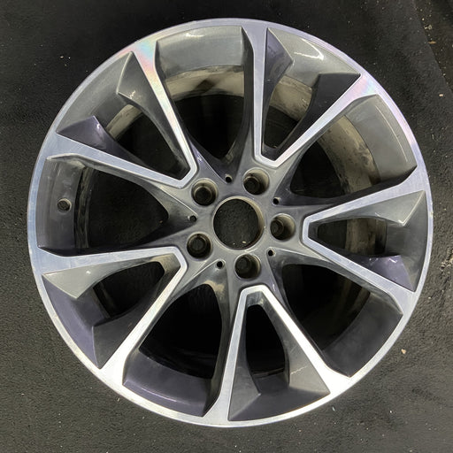 19" BMW X5 14-18 19x9 , 5 spoke, V spoke, narrow spoke Original OEM Wheel Rim - Angle View