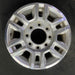 17" SIERRA 2500 PICKUP 20-24 17x7.5, aluminum Original OEM Wheel Rim - Angle View