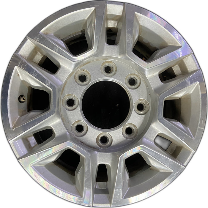 17" SIERRA 2500 PICKUP 20-24 17x7.5, aluminum Original OEM Wheel Rim - Front View