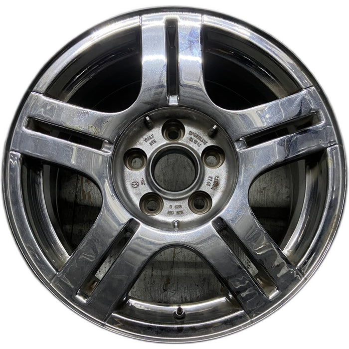 16" PASSAT 01 thru VIN 049999, 16x7, alloy, 5 double spoke Original OEM Wheel - Front View