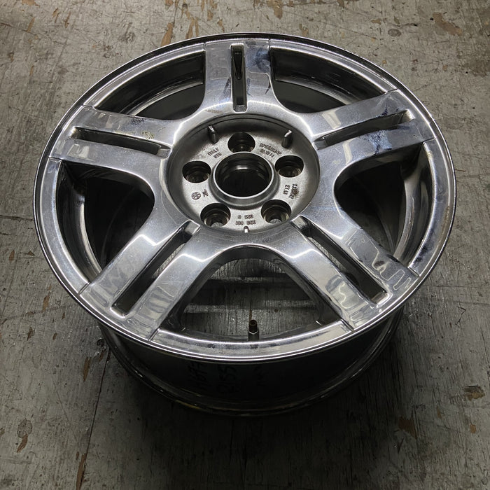 16" PASSAT 01 thru VIN 049999, 16x7, alloy, 5 double spoke Original OEM Wheel - Side Profile