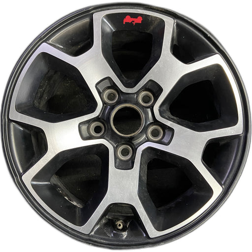 17" WRANGLER 18 VIN X , 17x7.5, , aluminum, Y spoke Original OEM Wheel Rim - Front View
