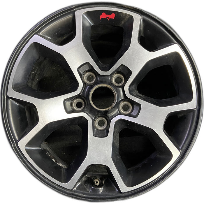 17" WRANGLER 18 VIN X , 17x7.5, , aluminum, Y spoke Original OEM Wheel Rim - Front View