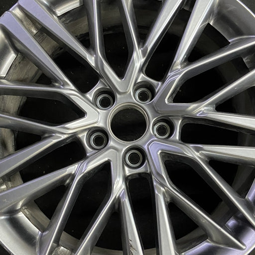 20" MDX 22-24 20x9 alloy 10 double spoke gray Original OEM Wheel Rim - Angle View