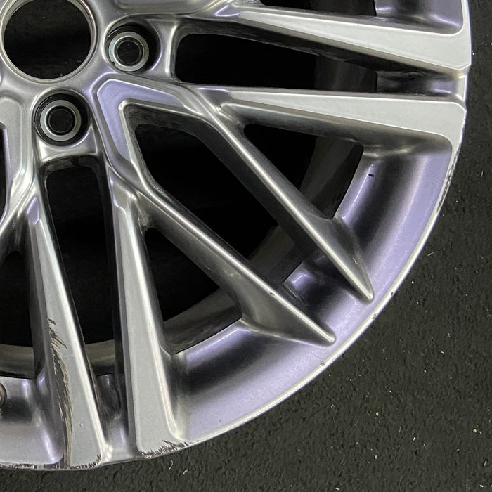 20" MDX 22-24 20x9 alloy 10 double spoke gray Original OEM Wheel Rim - Back View
