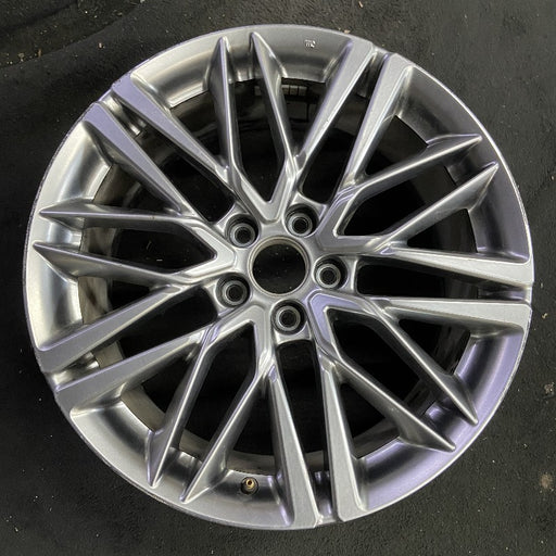 20" MDX 22-24 20x9 alloy 10 double spoke gray Original OEM Wheel Rim - Front View