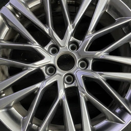 20" MDX 22-24 20x9 alloy 10 double spoke gray Original OEM Wheel Rim - Angle View