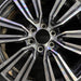22" LEXUS LX600 22-24 22x8 alloy 6 V spoke machined Original OEM Wheel Rim - Angle View