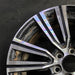22" LEXUS LX600 22-24 22x8 alloy 6 V spoke machined Original OEM Wheel Rim - Side Profile