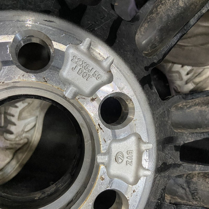 22" LEXUS LX600 22-24 22x8 alloy 6 V spoke machined Original OEM Wheel Rim - View 9