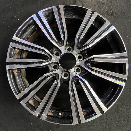 22" LEXUS LX600 22-24 22x8 alloy 6 V spoke machined Original OEM Wheel Rim - Front View