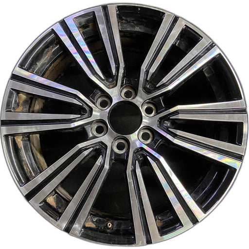 22" LEXUS LX600 22-24 22x8 , 6 V spoke, machined Original OEM Wheel Rim - Front View