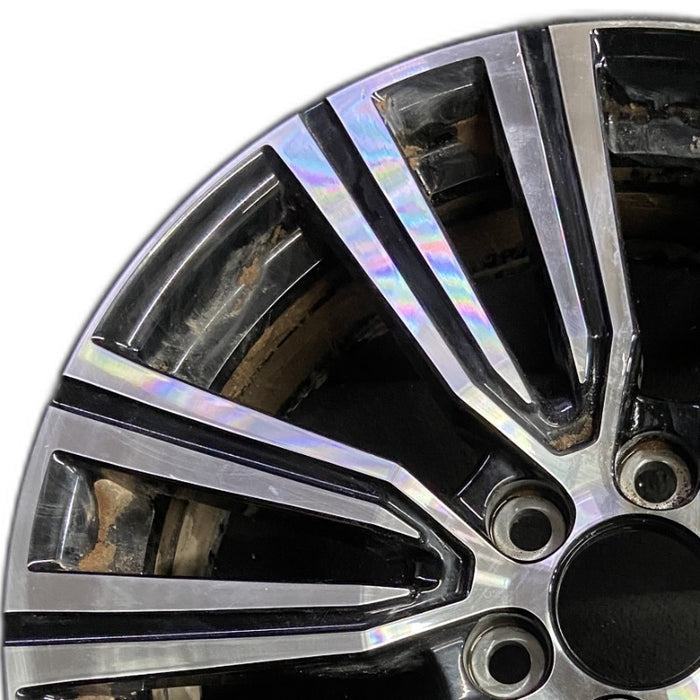 22" LEXUS LX600 22-24 22x8 alloy 6 V spoke machined Original OEM Wheel Rim - Angle View