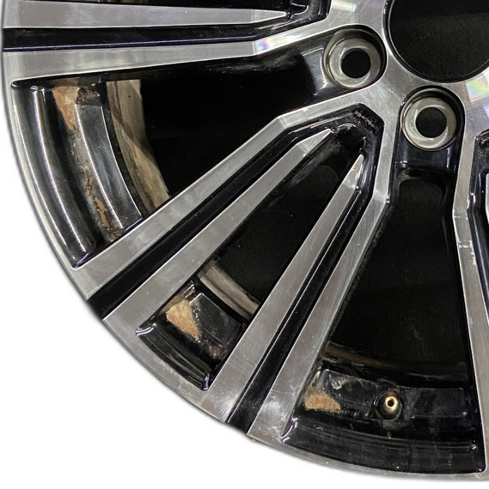22" LEXUS LX600 22-24 22x8 alloy 6 V spoke machined Original OEM Wheel Rim - Back View