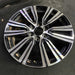 22" LEXUS LX600 22-24 22x8 , 6 V spoke, machined Original OEM Wheel Rim - Side Profile