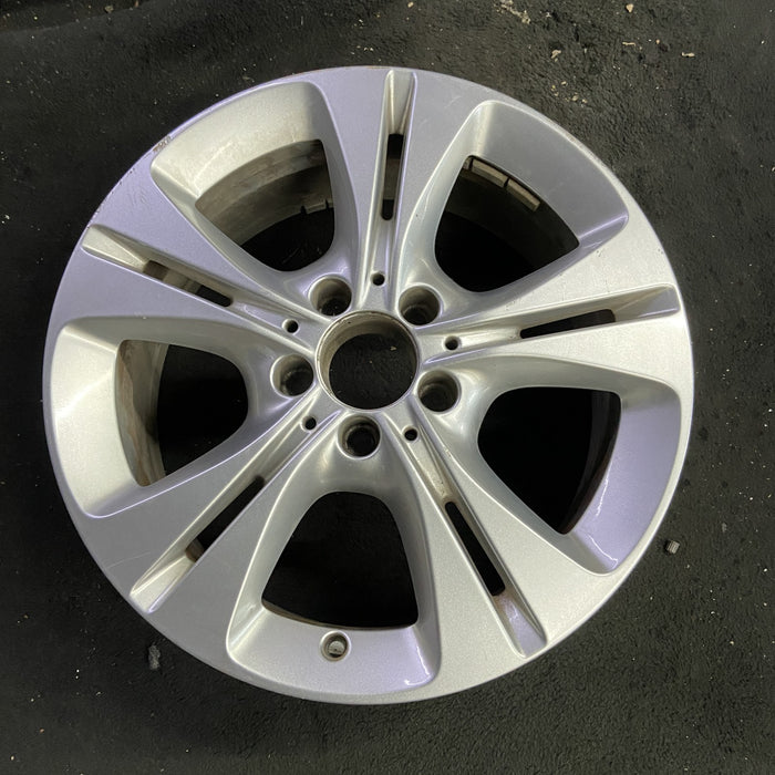 17" MERCEDES C-CLASS 17 205 Type, Cpe, C300, 17x7 Original OEM Wheel Rim - Angle View