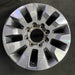20" SILVERADO 2500 PICKUP 21-23 20x8.5 10 spoke machined gray opt Q86 dark gray - Front View