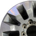 20" SILVERADO 2500 PICKUP 21-23 20x8.5 10 spoke machined gray opt Q86 dark gray - Angle View