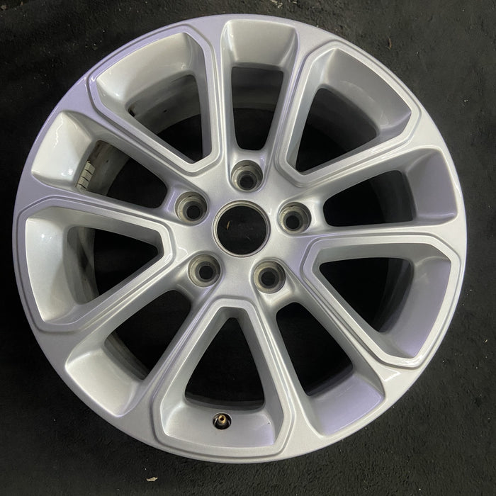 18" GRAND CHEROKEE 14 18x8, aluminum, Original OEM Wheel Rim - Angle View