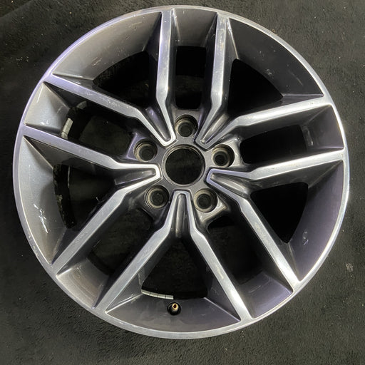 18" GRAND CHEROKEE 17 18x8, aluminum, w/o 75th Anniversary package; polished - Angle View