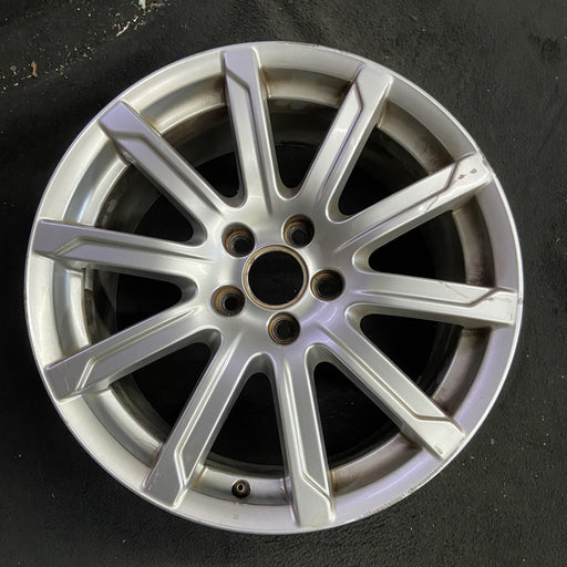 18" AUDI A4 09-12 18x8 , 10 spoke Original OEM Wheel Rim - Angle View